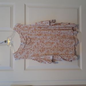CATO 26/28W Floral Print Blouse